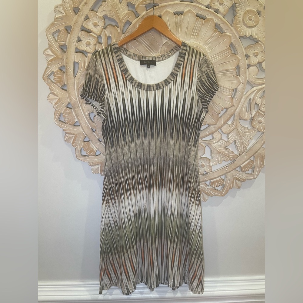 Karen Kane Midi Short Sleeve Dress